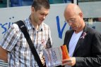 Vilniaus maratono spaudos konferencija.