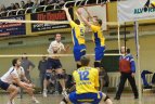 Vyrų tinklinio čempionato pusfinalis.  Flamingo Volley - Antivis - Etovis.