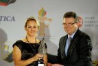 Metų laureatų apdovanojimų ceremonija.