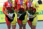 Lietuvos dviratininkės Pruškove pasipuošė sidabru