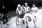 1959 metai. Pirmasis bėgimas Trakai - Vilnius.