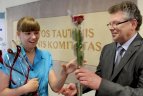 Konkurso "Piešiame sportą" laureatų apdovanojimai.