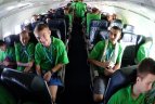Jaunieji olimpiečiai sugrįžo į Lietuvą.