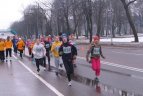 Kovo 11-ąją surengtas tradicinis bėgimas "Paminklas A. Kulviečiui - Jonava".