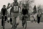 1959 metai. Pirmasis bėgimas Trakai - Vilnius.