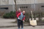 Talka prie sporto mokyklos "Tauras".