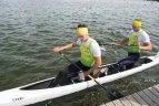 Lietuvos baidarių ir kanojų irklavimoirklavimo čempionato akimirka.