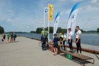 Lietuvos baidarių ir kanojų irklavimoirklavimo čempionato akimirka.