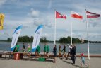 Lietuvos baidarių ir kanojų irklavimoirklavimo čempionato akimirka.