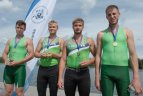 Lietuvos baidarių ir kanojų irklavimoirklavimo čempionato akimirka.