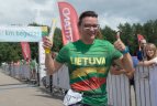 Bėgimo šventės Vilniuje akimirka