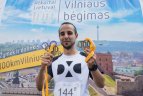Bėgimo šventės Vilniuje akimirka
