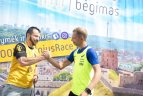 Bėgimo šventės Vilniuje akimirka