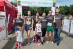 Bėgimo šventės Vilniuje akimirka