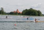 Lietuvos baidarių ir kanojų irklavimoirklavimo čempionato akimirka.