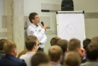 Vienas greičiausių Estijos ralio pilotų Egonas Kauras surengė seminarą