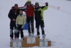 Lietuvos kalnų slidinėjimo čempionato slalomo rungties apdovanojimas.