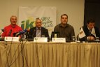Lietuvos rinktinės spaudos konferencija.