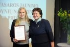 2014 10 22. LTOK apdovanojo jaunuosius olimpiečius.
