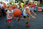 Vilniaus maratone rungtyniavo jaunieji Vilniaus krepšininkai.