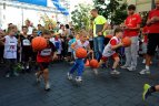 Vilniaus maratone rungtyniavo jaunieji Vilniaus krepšininkai.