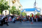 Vilniaus maratone rungtyniavo jaunieji Vilniaus krepšininkai.