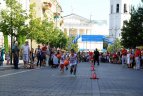 Vilniaus maratone rungtyniavo jaunieji Vilniaus krepšininkai.