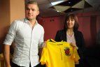 Lietuvos futbolo rinktinės atrankos į EURO 2016 spaudos konferencija.