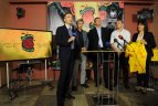 Lietuvos futbolo rinktinės atrankos į EURO 2016 spaudos konferencija.