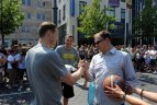 Sprite talentų kovos Vilniaus Gedimono prospekte