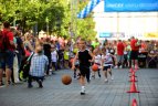 Vilniaus maratone rungtyniavo jaunieji Vilniaus krepšininkai.