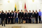 Prezidentė Dalia Grybauskaitė susitiko su Lietuvos ledo ritulio rinktine