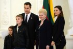 Prezidentė Dalia Grybauskaitė susitiko su Lietuvos ledo ritulio rinktine