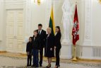 Prezidentė Dalia Grybauskaitė susitiko su Lietuvos ledo ritulio rinktine