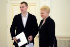 Prezidentė Dalia Grybauskaitė susitiko su Lietuvos ledo ritulio rinktine