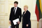 Prezidentė Dalia Grybauskaitė susitiko su Lietuvos ledo ritulio rinktine