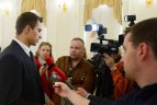 Prezidentė Dalia Grybauskaitė susitiko su Lietuvos ledo ritulio rinktine