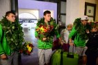 Sutikti jaunieji Lietuvos olimpiečiai.