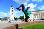 Tūkstančiai vilniečių susirinko į olimpinės dienos renginius