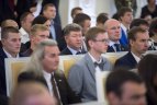 Apdovanojimų ceremonija prezidentūroje.