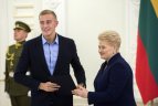 Apdovanojimų ceremonija prezidentūroje.