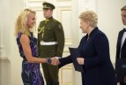 Apdovanojimų ceremonija prezidentūroje.