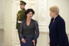 Apdovanojimų ceremonija prezidentūroje.