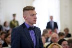 Apdovanojimų ceremonija prezidentūroje.