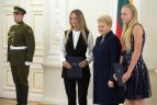 Apdovanojimų ceremonija prezidentūroje.