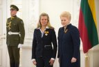 Buriuotojai Gintarei Scheidt įteiktas  Lietuvos prezidentės apdovanojimas