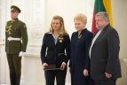 Buriuotojai Gintarei Scheidt įteiktas  Lietuvos prezidentės apdovanojimas