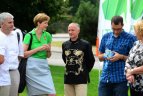 Lietuvos rinktinės palydos į II jaunimo vasaros olimpines žaidynes Nandzinge.