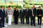 Lietuvos rinktinės palydos į II jaunimo vasaros olimpines žaidynes Nandzinge.