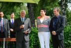 Lietuvos rinktinės palydos į II jaunimo vasaros olimpines žaidynes Nandzinge.